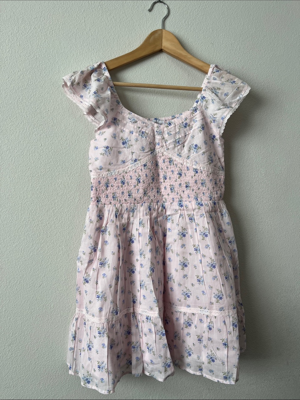 The Children's Place Girls Summer Floral Mini Dress Size 16 NWT